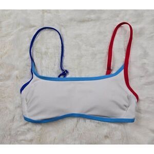 Wild Fable White Bralette Bikini Top XS